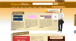 Desktop Screenshot of gujaratwebs.com