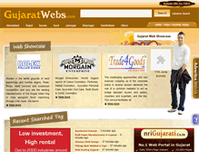 Tablet Screenshot of gujaratwebs.com